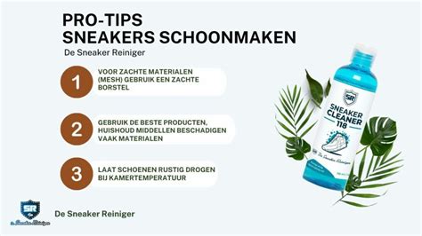 sneakers schoonmaken stappenplan